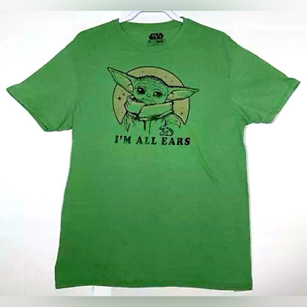 Star Wars Yoda T-Shirt Green Mens Size Large